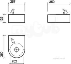 Twyford Stainless Steel -  Drinking Fountain Wall Hung Ps8001ss