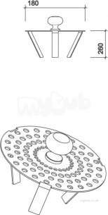 Twyford Stainless Steel -  Removable Outlet Gratings Ps9017ss