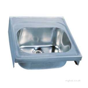 Twyford Stainless Steel -  Hospital Sink 600x600 Htm64-sk1 0t Ps9023ss