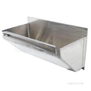 Twyford Stainless Steel -  800 Surgical Scrub Trough Right Hand Outlet Htm64-suh/1 Ps9120ss