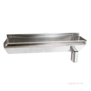 Twyford Stainless Steel -  1600 Surgical Scrub Trough Right Hand Outlet Htm64-suh/2 Ps9121ss