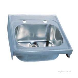 Twyford Stainless Steel -  Hospital Sink 600x600 Htm64-sk1 2t Ps9223ss