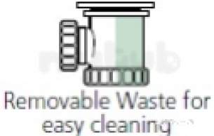 Polypipe Waste and Traps -  Shower Trap 19mm Seal 40mm Plastic Pst1w