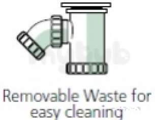 Polypipe Waste and Traps -  Shower Trap 50mm Seal 40mm Plastic Pst2w