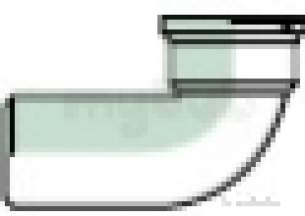 WC Pan Connectors Polypropylene -  Solpan 90 Degree S 4in/110mm Pvcu Pvc430w