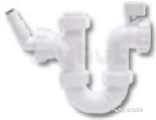 Polypipe Waste and Traps -  75mm Seal With Adaptor 40mm Anti Syphon Pwm2pvw