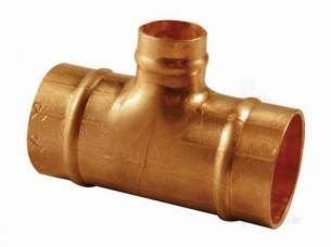 Yorkshire Microbore Fittings manifolds -  Yorks Yp25 22mm X 22mm X 10mm Red Tee