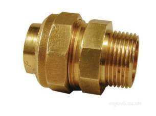 Yorkshire General Range Yp -  Yorkshire Yp69 35mm X1.1/4 Inch Straight Male Iron Union Connector