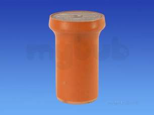 Hepworth Plastidrain -  110mm Straight Rod Eye Terminal 4a20a
