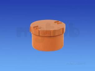 Hepworth Plastidrain -  Hepworth Building 110mm Access Plug 4a21a