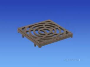 Hepworth Plastidrain -  110mm Plastidrain Sq Hopper Grid 4h11b