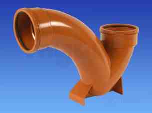 Hepworth Plastidrain -  Wavin D/s Lowback P Trap 4t10c
