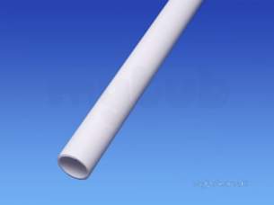 Hepworth Waste and Overflow -  3/4 Inch X 3m Solvent Overflow Pipe Sap3-w