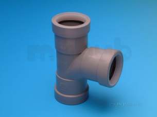 Hepworth Waste and Overflow -  1.5 Inch X 92.5deg Swept Tee P/fit Cw15-g