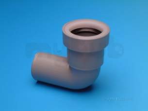 Hepworth Waste and Overflow -  1.5 Inch P To S Trap Connector Bend Cw50-w