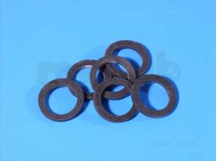 Hep2O Underfloor Heating Pipe and Fittings -  Tap Conn Washers 20 Pck Of Flat 15mm Hx58/15 Gy