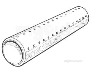 Hepworth Drainage -  Hepworth Building Lp2 Hepline Pipe 150mm X 1.75m