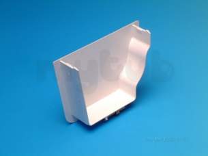 Hepworth Soil and Rainwater -  Ogee 115mm Stopend Internal R/h Og22r-w