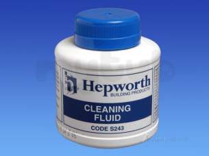 Hepworth Waste and Overflow -  250ml Can Solvent Cleaning Fluid S243