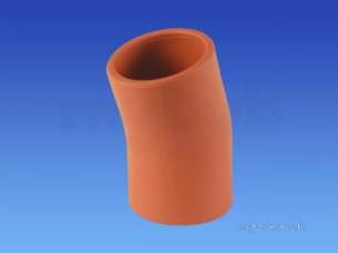 Hepworth Clayware 100mm Supersleve -  Supersleve Sb4/1 Bend 15deg 100mm
