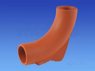 Hepworth Clayware 100mm Supersleve -  Hepworth Building Supersleve Sbr1 Rest Bend 100mm