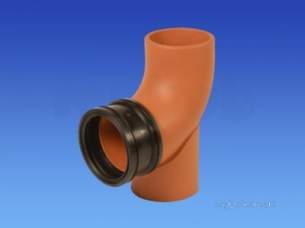 Hepworth Drainage -  S/sv 300 X 90 Deg Rest Bend S/cplg