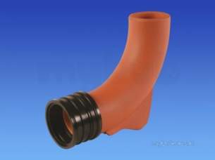 Hepworth Clayware 100mm Supersleve -  Supersleve Rest Bend 100mm S/s Sdbr1