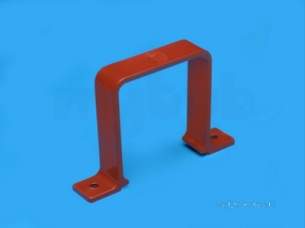 Hepworth Soil and Rainwater -  2.5 Inch R/w Pipe Fix Brackets Sq Sp14-w