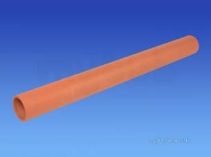 Hepworth Clayware 100mm Supersleve -  Supersleve Pipe 100mm X 1.6m Sp1