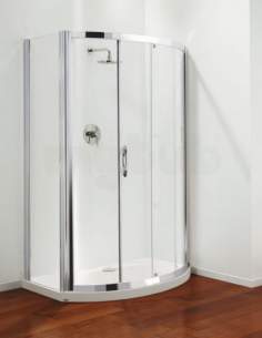 Coram Premier Shower Enclosures -  Premier Bow Front 1200mm Door Pk Only Ps/cl
