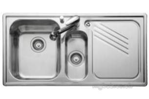 Rangemaster Sinks -  Proline Pl985l 985x508 Left Hand 1.5bsd Ss