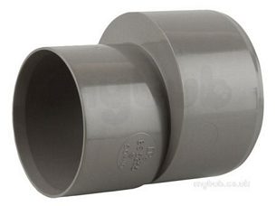 Osma Above Ground Drainage -  2z086 50mm X 40mm Invert Reducer Black Abs
