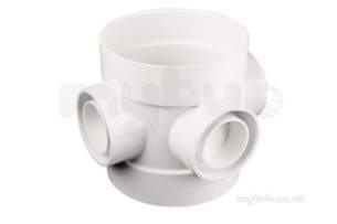 Osma Above Ground Drainage Fittings -  Wavin Osmas Pvc-u Short Boss Wt 110