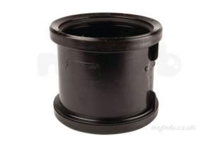 Osma Above Ground Drainage Fittings -  Osmas Pvc-u Pipe Coupler Bk 110 4s205b