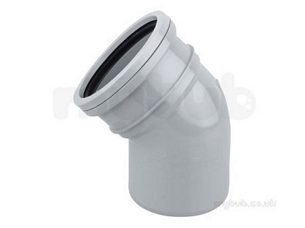 Osma Above Ground Drainage -  3s163g Grey Osma 82mm 135d Bend 3s163 G