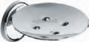 Croydex Bathroom Accessories -  Grand Hotel Qa010241 Chrome Soap Dish