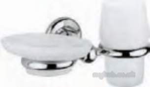 Croydex Bathroom Accessories -  Grand Hotel Qa010741 Soapandtumbler Combi