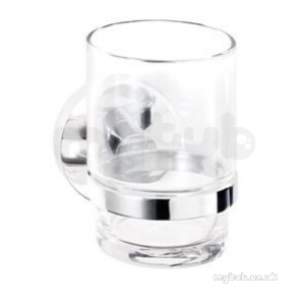 Croydex Bathroom Accessories -  Britannia Tumbler/holder Flexi-fix Qm581841