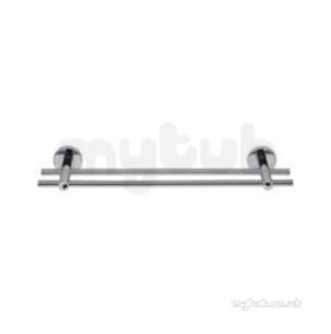 Croydex Bathroom Accessories -  Britannia Small Double Towel Rail F/fix Qm582841