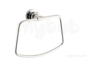 Croydex Bathroom Accessories -  Croydex Camden Towel Ring Chrome Plated Qm681541