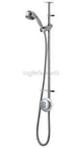 Aqualisa Showers -  Quartz Dig Std Exposed C/w Adjust Head