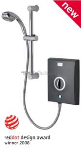 Aqualisa Electric Showers -  Aqualisa Quartz Electric 8.5kw Graphite /chrome Plated