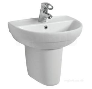 Twyford Mid Market Ware -  Twyford Refresh Semi-pedestal Re4970wh