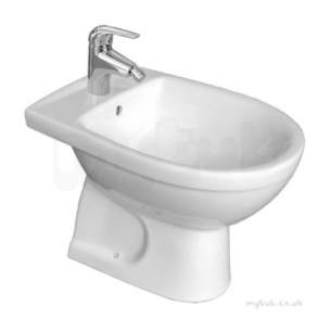 Twyford Mid Market Ware -  Refresh Bidet Free Standing 1 Tap Re3111wh