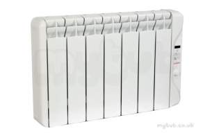 ELNUR Electrical Designer Radiators -  Elnur Rfc7e 0.75kw Electric Radiator 24hr Digital Control White