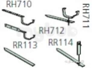 Polypipe Standard sovereign Rainwater -  Sovereign Metal Rise And Fall Brckt Rh711