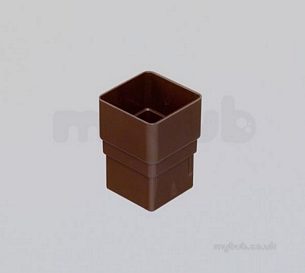 Marley Rainwater -  65mm Square Pipe Socket Plain Rle11-b