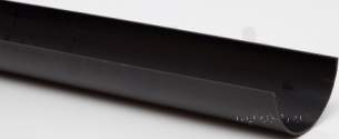 Polypipe Standard sovereign Rainwater -  Polypipe Half Round Gutter 2m Rl600br