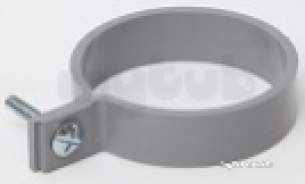 Polypipe Standard sovereign Rainwater -  Pipe Clip Clip. Nut And Bolt Rr153b