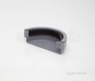 Polypipe Standard sovereign Rainwater -  150mm Gutter Stop End External Rl607-g